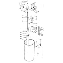 Kenmore 625340490 salt storage tank and salt saver brine valve diagram