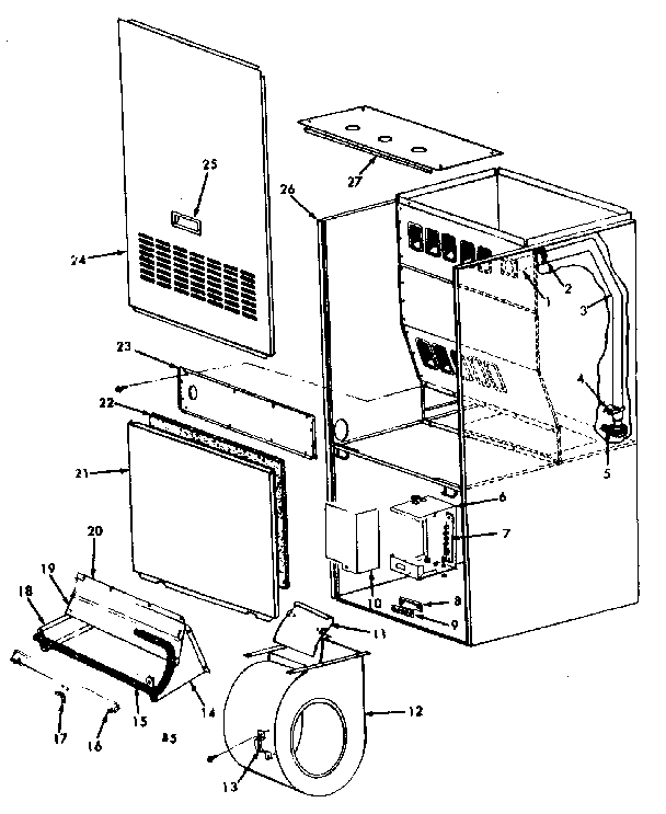 Kenmore 867769212 non-functional replacement parts diagram