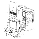 Kenmore 867769240 non-functional replacement parts diagram