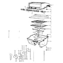 Kenmore 2582374680 grill and burner section diagram