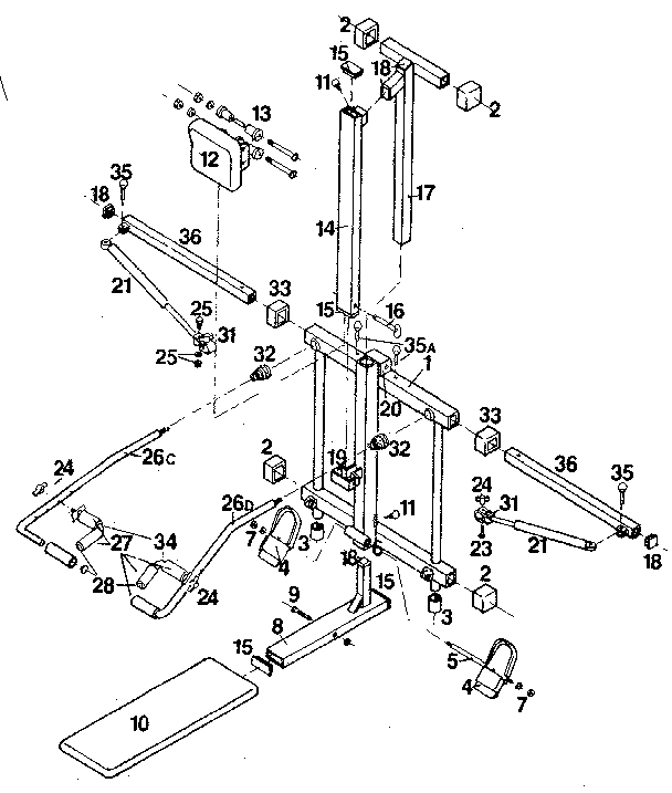 Lifestyler 28680 unit parts diagram