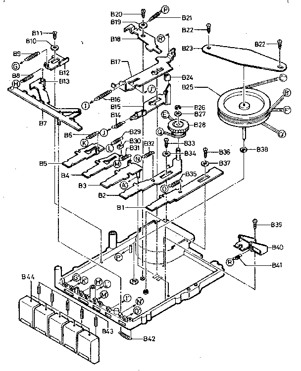 LXI 56421931350 tape mechanism diagram