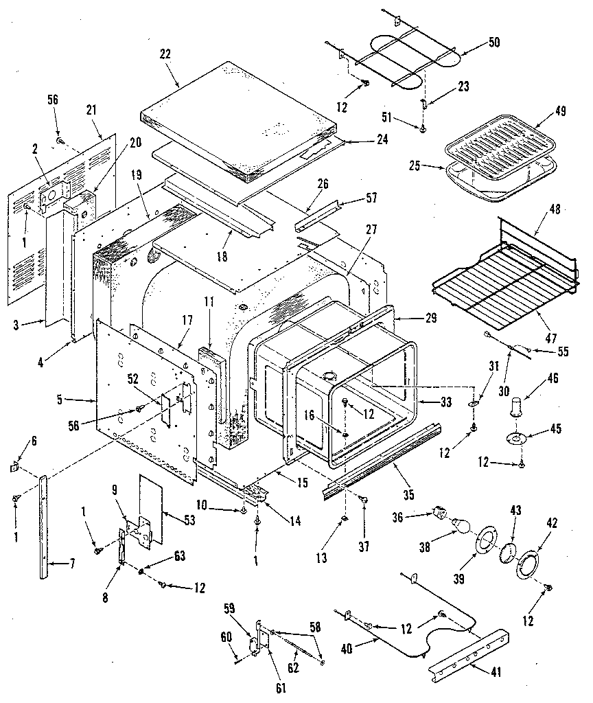 Kenmore 2784298892 lower body section diagram