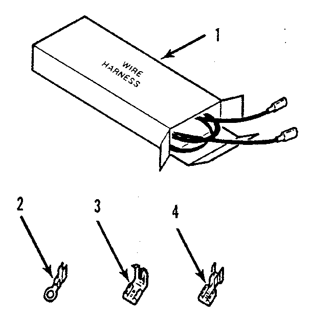 Kenmore 2784298892 wire harnesses diagram