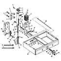 Craftsman 113198611 figure 2 - base and column assembly diagram