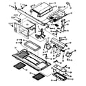 Kenmore 5648765380 grill and duct parts-a diagram