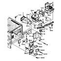 Kenmore 5648765380 switches and microwave parts diagram
