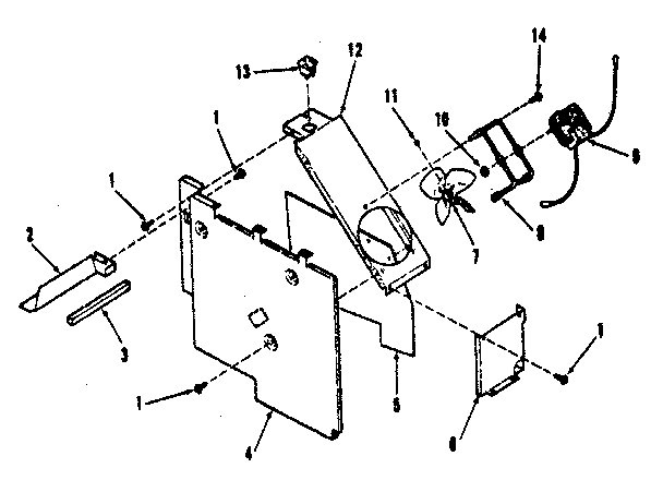 Kenmore 9117898514 blower section diagram