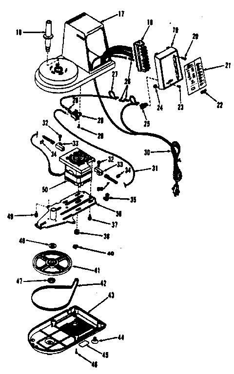 Kenmore 400693100 housing assembly diagram