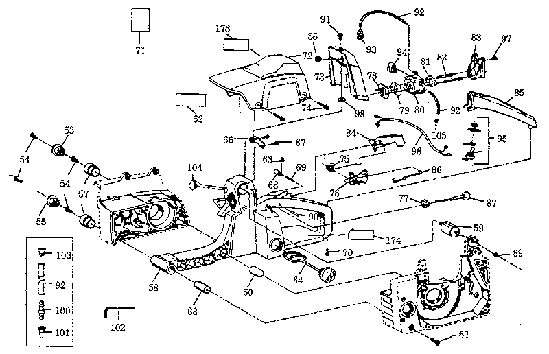 Craftsman 358356330 main frame diagram