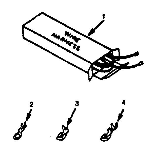 Kenmore 9119188810 wire harnesses diagram