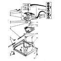 Kenmore 11082692330 machine base parts diagram