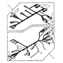 Kenmore 11082692330 wiring harness parts diagram