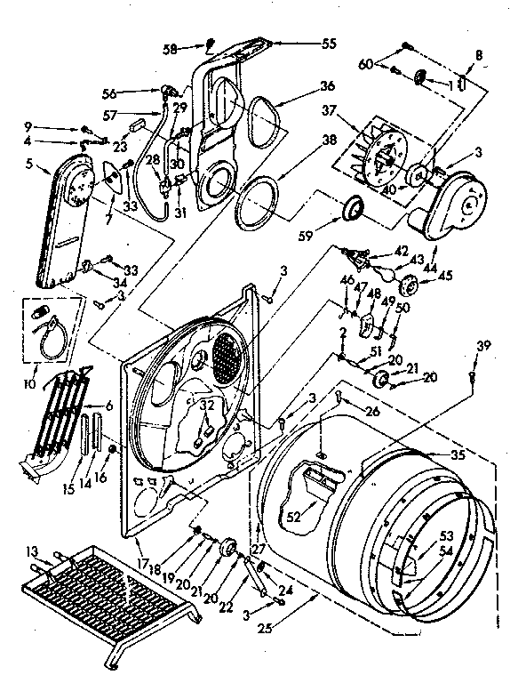 Kenmore 11086694720 limited edition bulkhead parts diagram