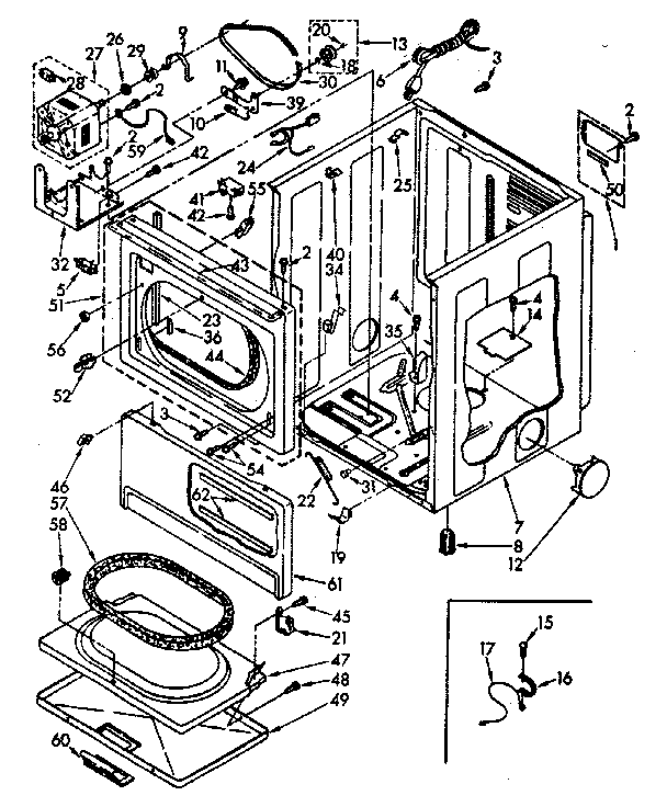 Kenmore 11087894500 limited edition cabinet parts diagram