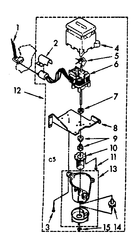 Kenmore 1988814834 pump parts diagram