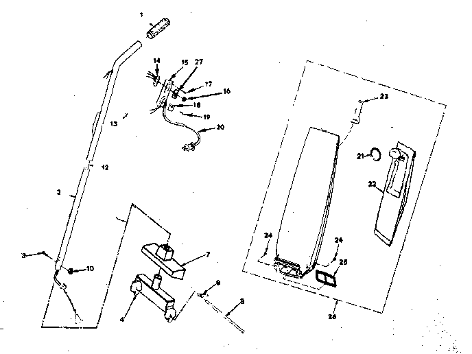 Kenmore 1753440182 figure "a" diagram