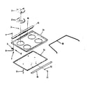 Kenmore 9113548810 main top diagram