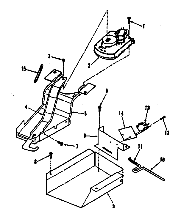 Kenmore 9113658810 power lock section diagram