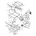 Kenmore 9113658811 broiler & oven burner section diagram