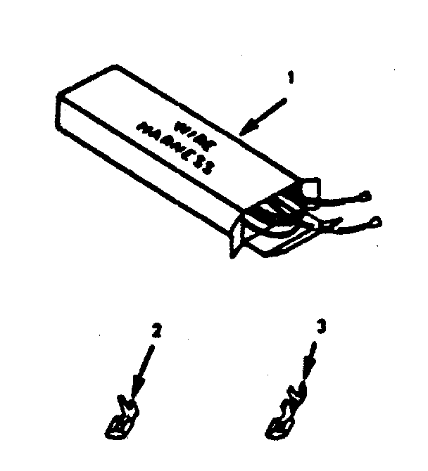 Kenmore 9113658810 wire harnesses and options diagram