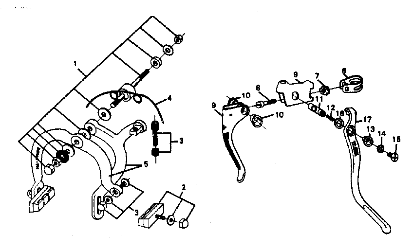 Sears 502456150 caliper brake diagram