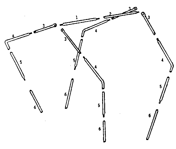Sears 308770660 frame assembly diagram