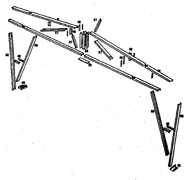 Sears 697688841 truss assembly diagram