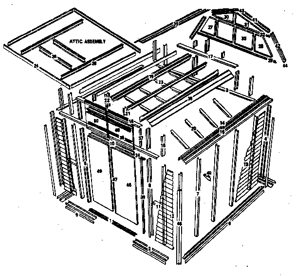Sears 69768899 replacement parts diagram
