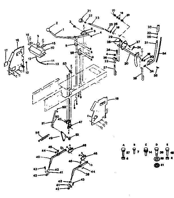 Craftsman 917254274 lift adjustment diagram