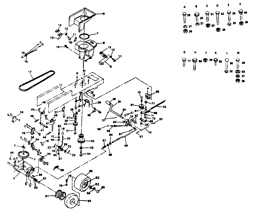 Craftsman 917254311-1987 drive diagram