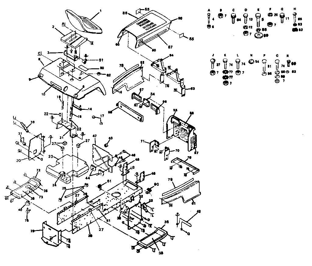 Craftsman 917254312 chassis and enclosures diagram