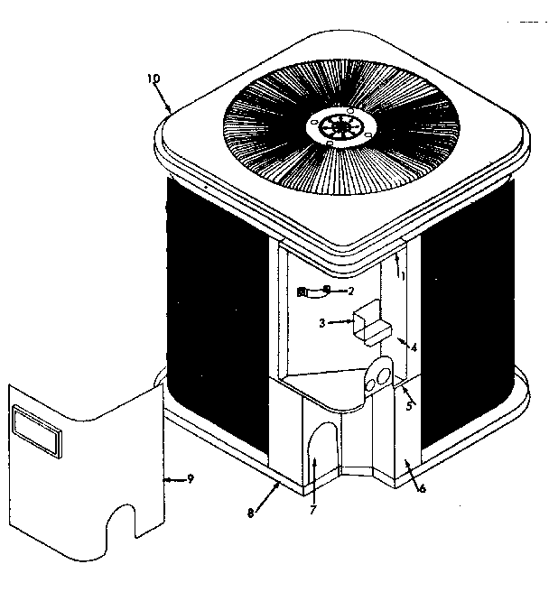 Kenmore 867802030 cabinet diagram