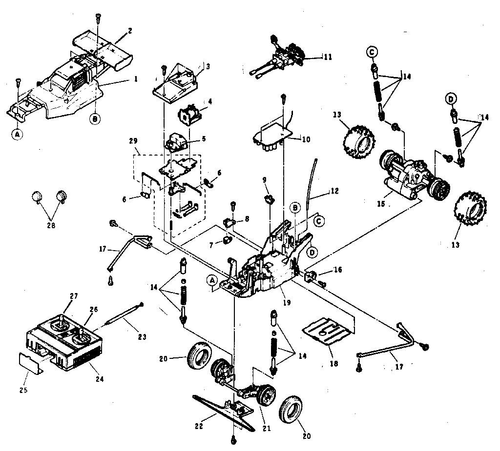 Nikko 16101 replacement parts diagram