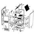 ICP NDGE105NF01 non-functional replacement parts diagram