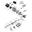 ICP NDOD084DF02 motor and pump assembly diagram