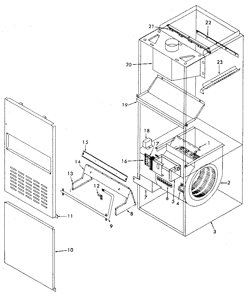 Kenmore 867761271 non-functional replacement parts diagram