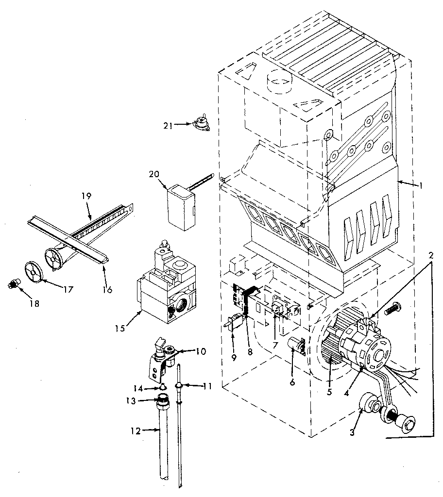 Kenmore 867761271 functional replacement parts diagram