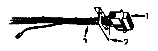 Kenmore 867762151 accessory vent damper wiring kit - (flair only) diagram