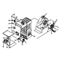 Kenmore 867815101 heating section and blower diagram