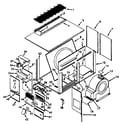 Kenmore 867815101 cabinet parts diagram