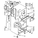 Kenmore 1068698000 cabinet parts diagram