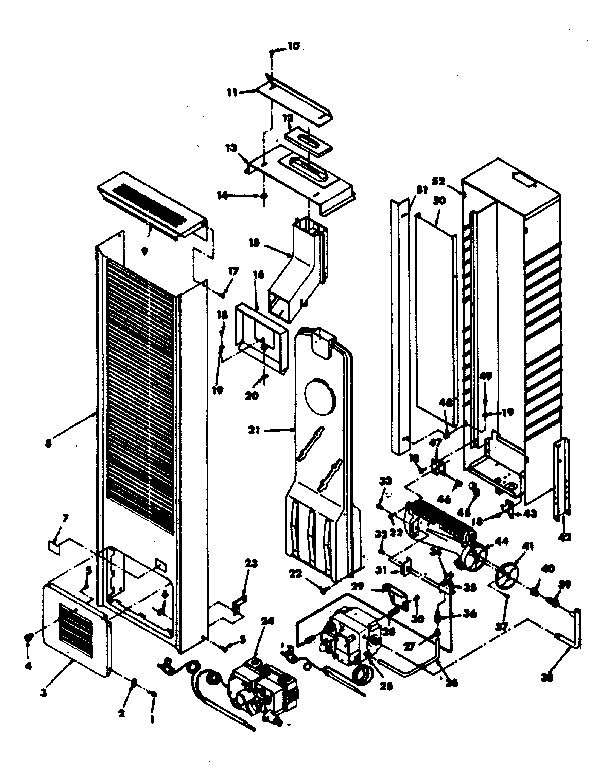 Kenmore 867731375 furnace body diagram
