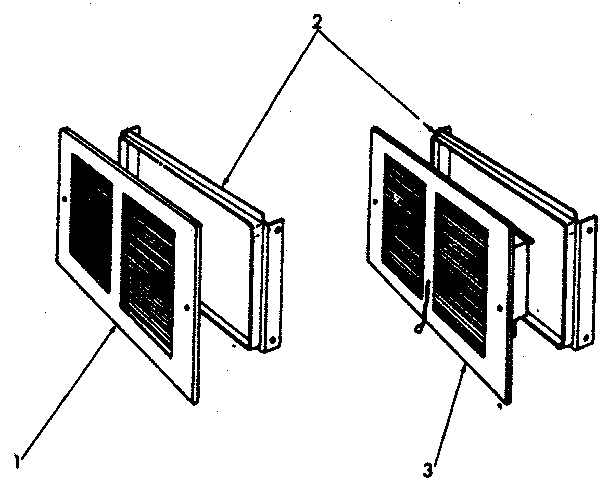 Kenmore 867731375 accessory rear wall register package (stock no. 42-72144) diagram