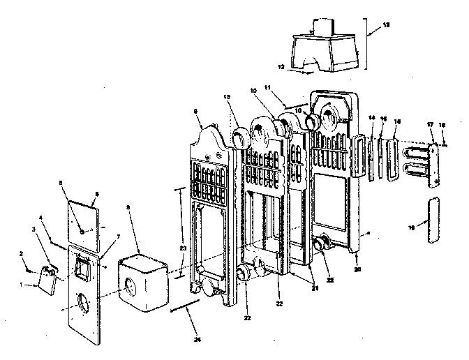 Kenmore 229945050 functional replacement parts diagram