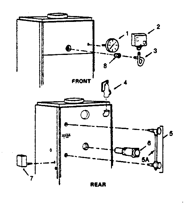 Kenmore 229945050 boiler controls diagram