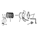 ICP NULE105DG02 blower assembly diagram