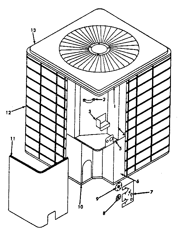 Kenmore 867800170 cabinet diagram