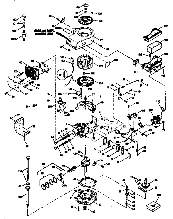 Craftsman 917255727 engine 143.366192 (71/143) diagram