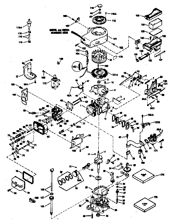 Craftsman 917254240 engine diagram